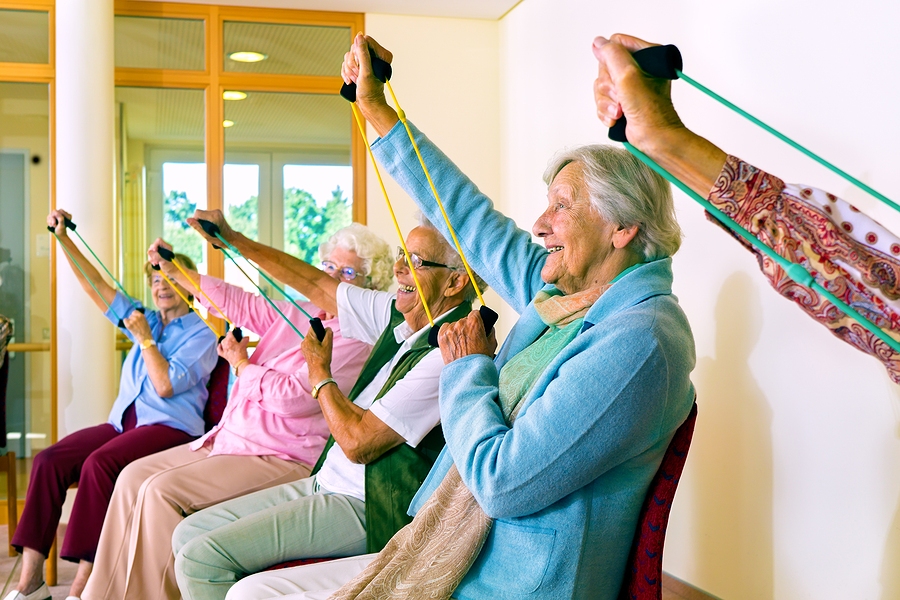 Chair based excercise to music instructor training from KR Fitness Education