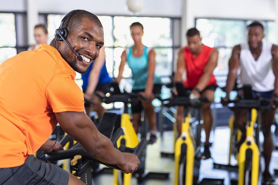 Indoor cycling instructor training with KR Fitness Education